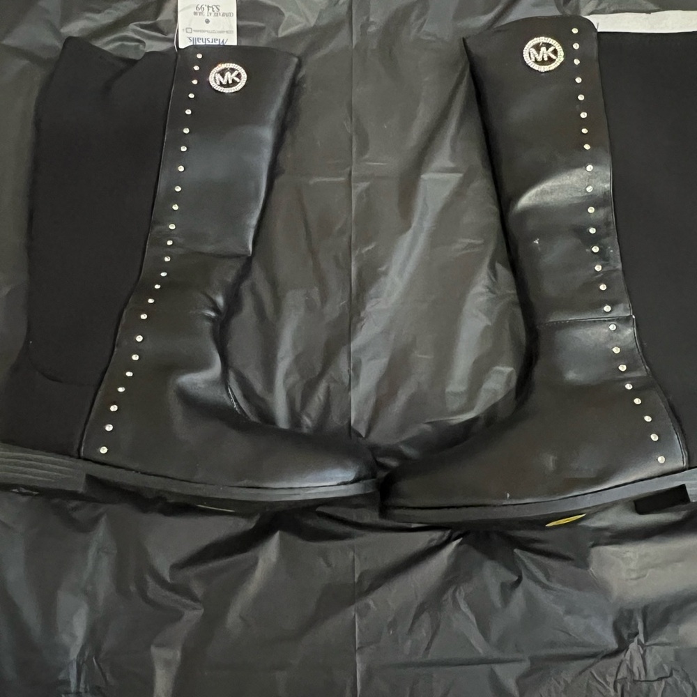 Michael Kors, big girls black knee-high boots